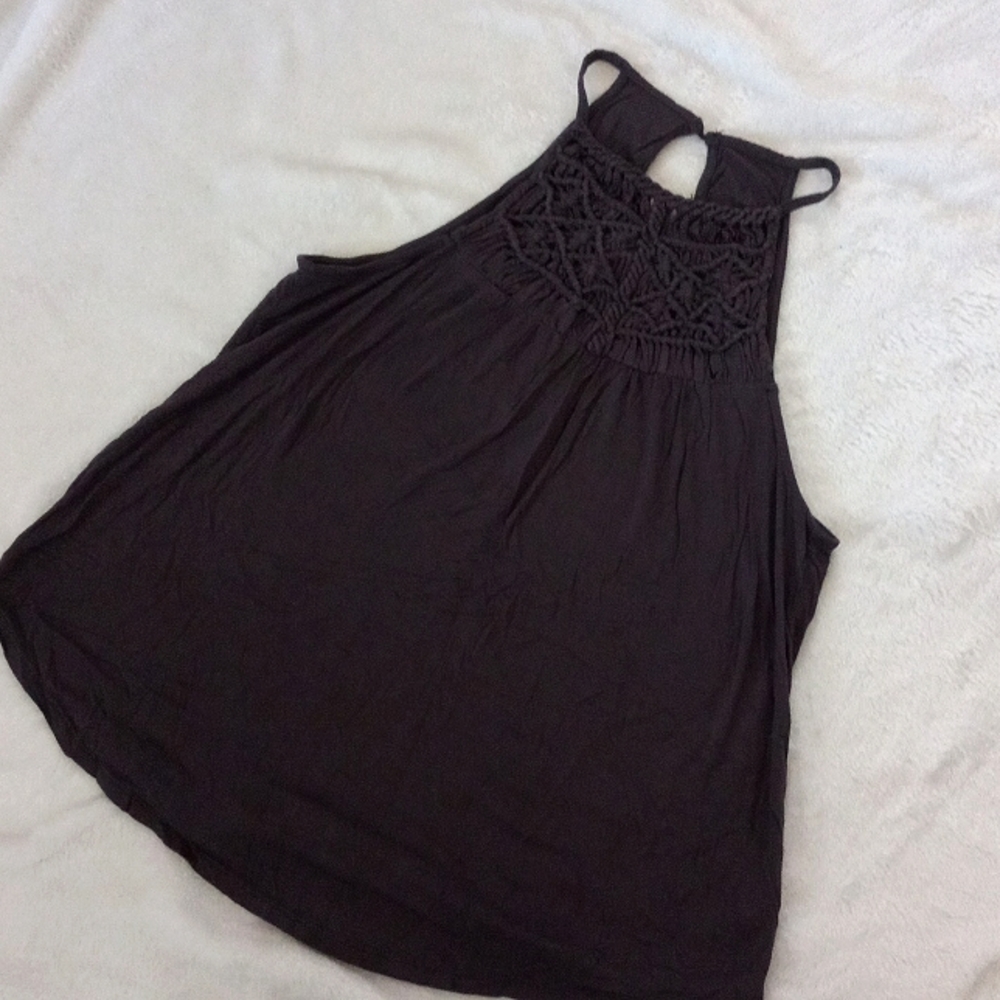 American Eagle Tank, Dark Gray, Medium